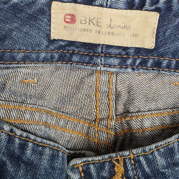 BKE Harbor Relaxed Crop Jeans women’s 30 Blue Denim - Picture 6 of 9